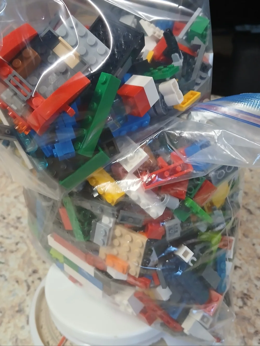Legos Assorted Mix Over 2.5# & 2 Baseplates - Picture 10 of 16